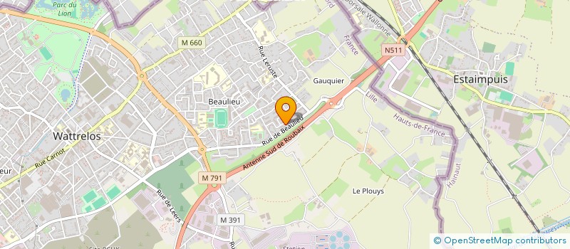 localisation de l'entreprise 849 938 683   WATTRELOS