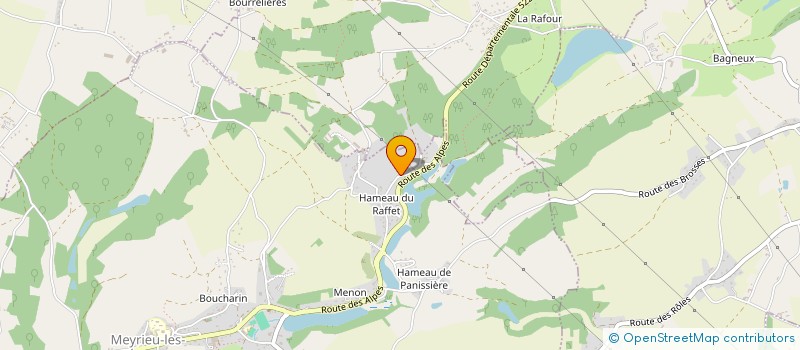 localisation de l'entreprise 849 975 396   MEYRIEU-LES-ETANGS