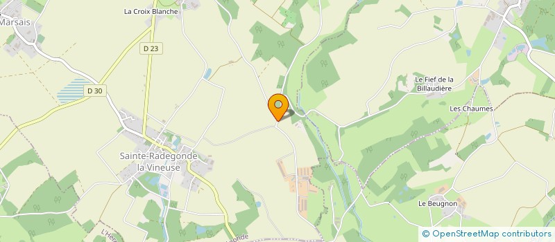 localisation de l'entreprise 85 HOLDING 2B  MARSAIS-SAINTE-RADEGONDE