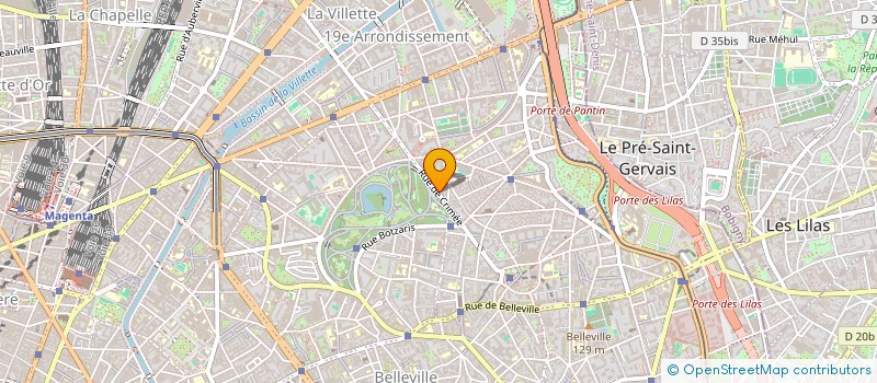 localisation de l'entreprise 85 MANIN  PARIS