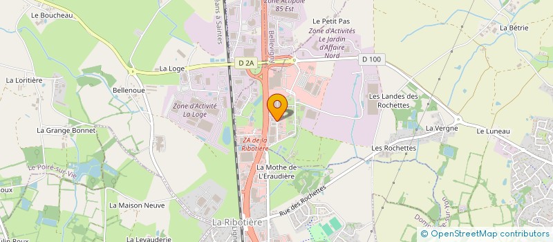 localisation de l'entreprise 85 NUANCES DE GESTION à DOMPIERRE-SUR-YON