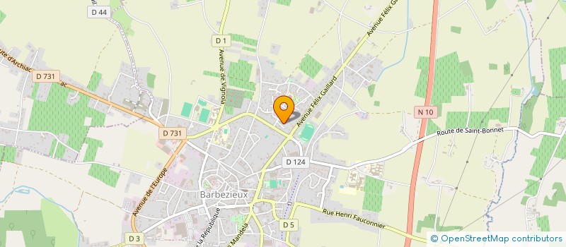 localisation de l'entreprise 850 011 420   BARBEZIEUX-SAINT-HILAIRE