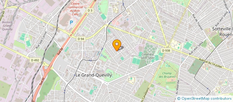 localisation de l'entreprise 850 042 078   LE GRAND-QUEVILLY