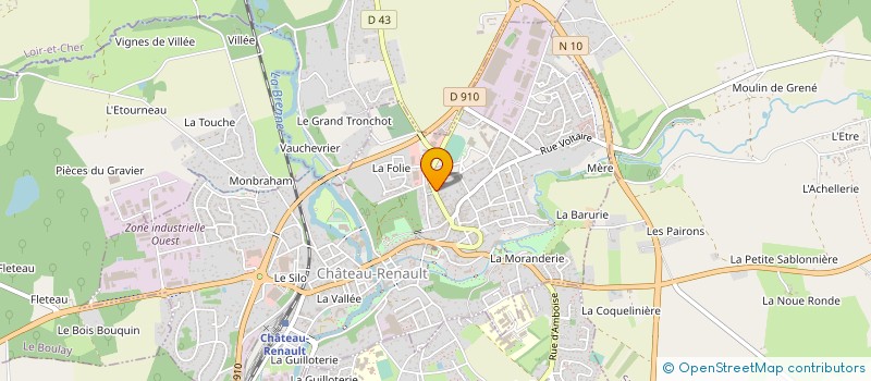 localisation de l'entreprise 850 049 701   CHATEAU-RENAULT