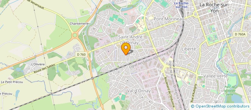 localisation de l'entreprise 850 055 468   LA ROCHE-SUR-YON
