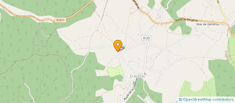 localisation de l'entreprise 850 084 575   CRAYSSAC