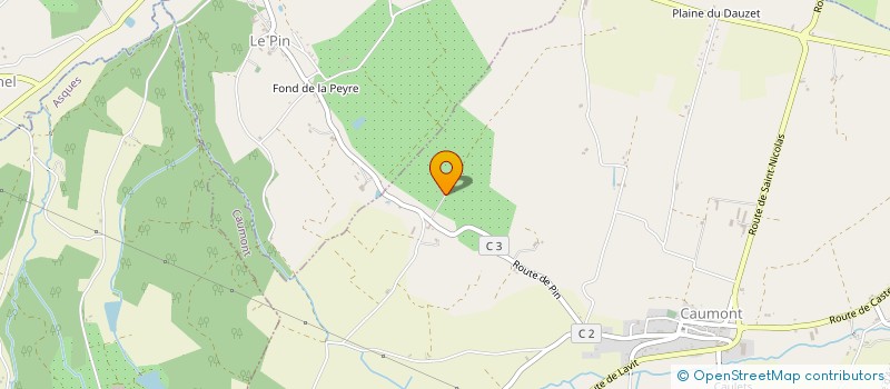 localisation de l'entreprise 850 087 370   CAUMONT