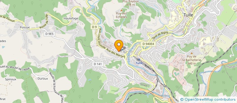 localisation de l'entreprise 850 095 431   TULLE