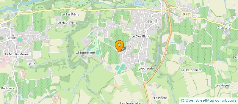 localisation de l'entreprise 850 217 654   OREE D'ANJOU