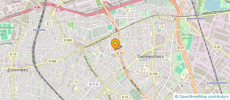 localisation de l'entreprise 850 240 581 à ASNIERES-SUR-SEINE