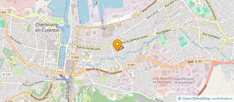 localisation de l'entreprise 850 251 547   CHERBOURG-EN-COTENTIN