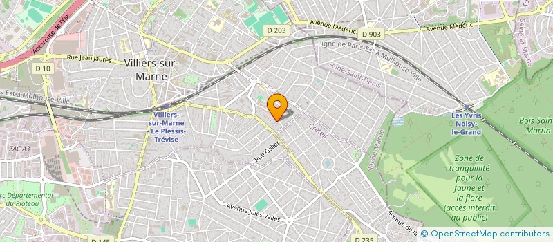 localisation de l'entreprise 850 252 222   VILLIERS-SUR-MARNE