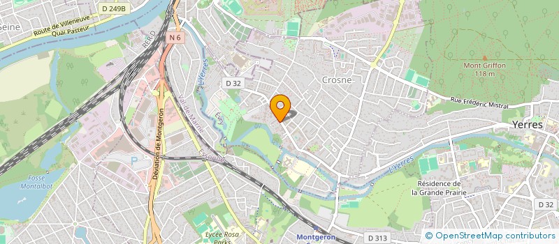 localisation de l'entreprise 850 261 306   CROSNE