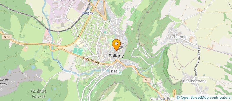 localisation de l'entreprise 850 320 920  à POLIGNY