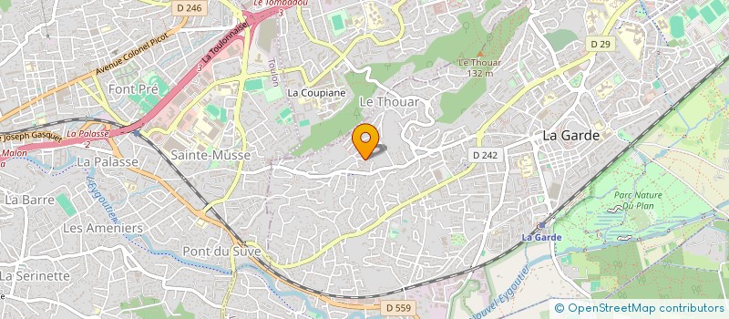 localisation de l'entreprise 850 434 481   LA GARDE