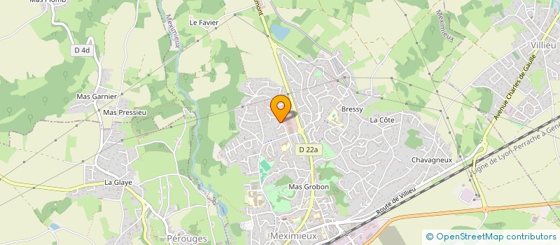 localisation de l'entreprise 850 449 026   MEXIMIEUX