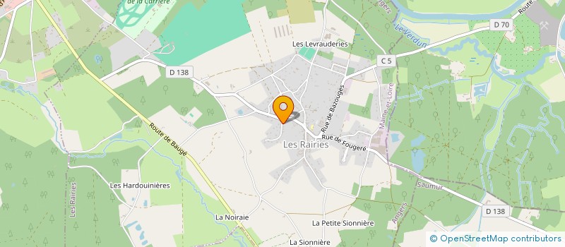 localisation de l'entreprise 850 480 740   LES RAIRIES