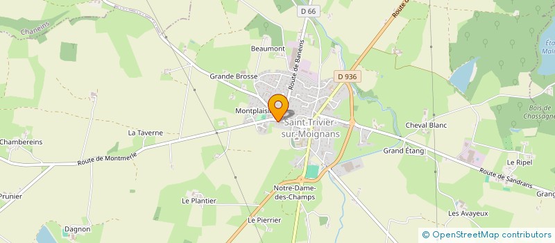 localisation de l'entreprise 850 520 784   SAINT-TRIVIER-SUR-MOIGNANS