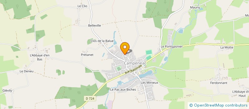 localisation de l'entreprise 850 535 287   CAMPENEAC