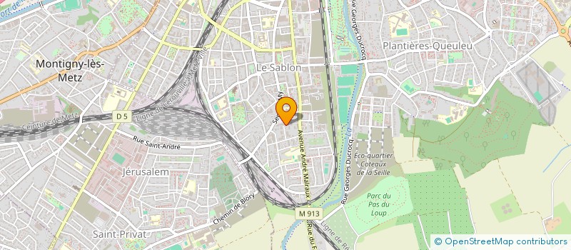 localisation de l'entreprise 850 546 615   METZ