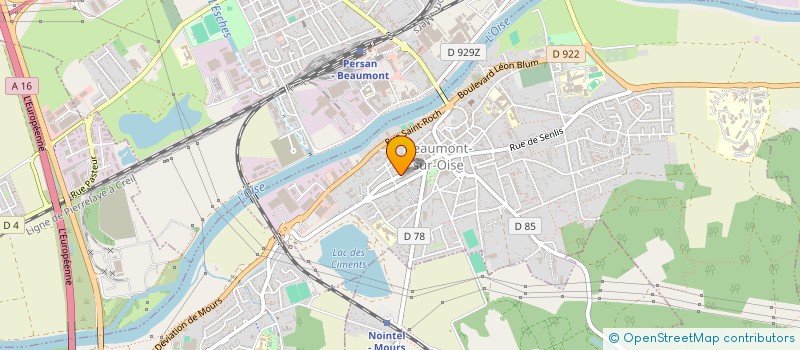 localisation de l'entreprise 850 598 715   BEAUMONT-SUR-OISE