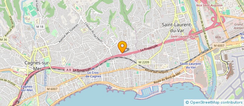 localisation de l'entreprise 850 616 707 à CAGNES-SUR-MER