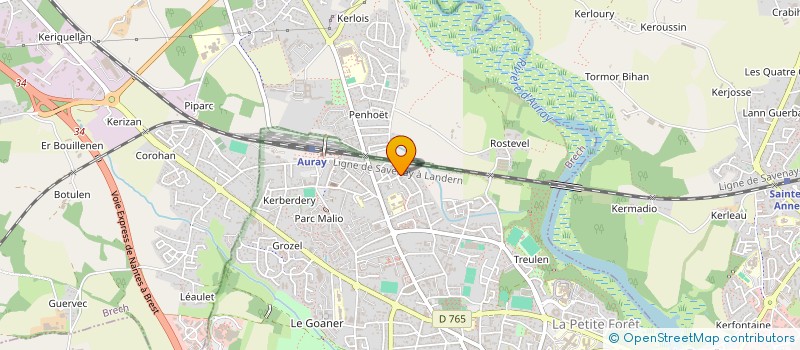 localisation de l'entreprise 850 673 013  à AURAY