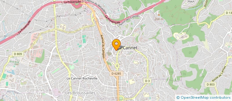 localisation de l'entreprise 850 687 948  à LE CANNET