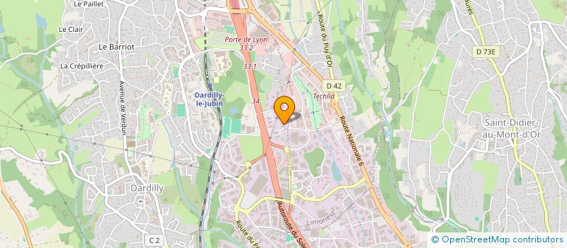 localisation de l'entreprise 850 707 456   YZERON