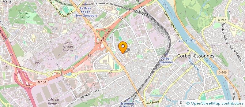 localisation de l'entreprise 850 722 026   CORBEIL-ESSONNES