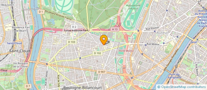 localisation de l'entreprise 850 722 562   BOULOGNE-BILLANCOURT