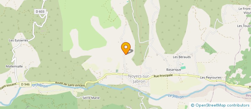 localisation de l'entreprise 850 725 722   NOYERS-SUR-JABRON