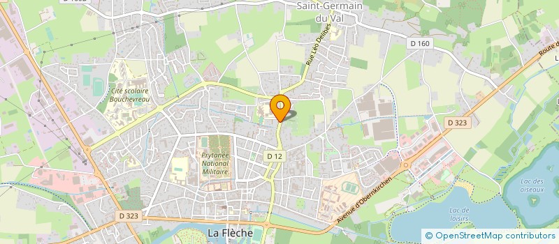 localisation de l'entreprise 850 747 775 à LA FLECHE