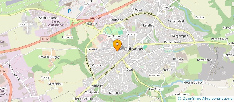 localisation de l'entreprise 850 783 200   GUIPAVAS