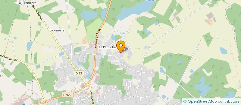 localisation de l'entreprise 850 821 349  à ROMORANTIN-LANTHENAY