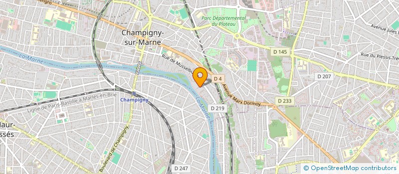 localisation de l'entreprise 850 846 445   CHAMPIGNY-SUR-MARNE