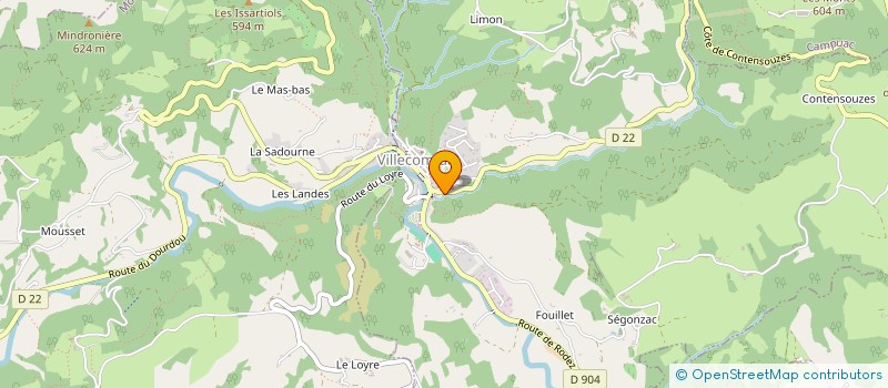 localisation de l'entreprise 850 861 824   VILLECOMTAL