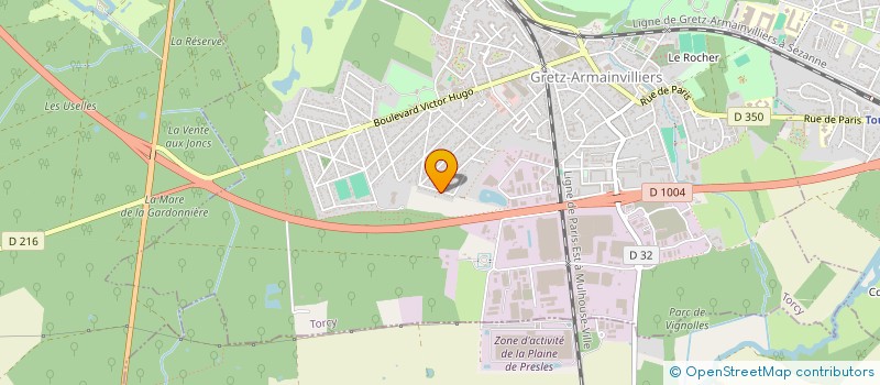 localisation de l'entreprise 850 864 257   GRETZ-ARMAINVILLIERS