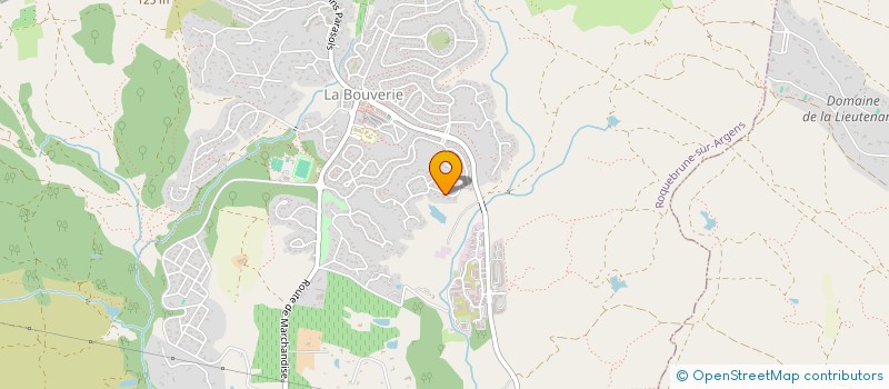 localisation de l'entreprise 850 891 821   ROQUEBRUNE-SUR-ARGENS