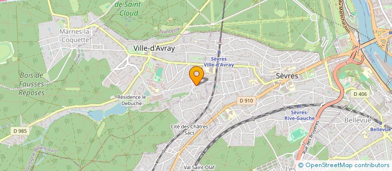 localisation de l'entreprise 850 932 799   VILLE-D'AVRAY