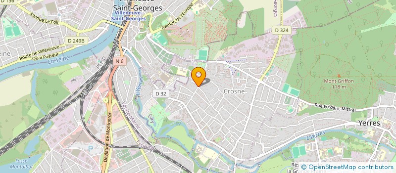 localisation de l'entreprise 850 935 073   CROSNE