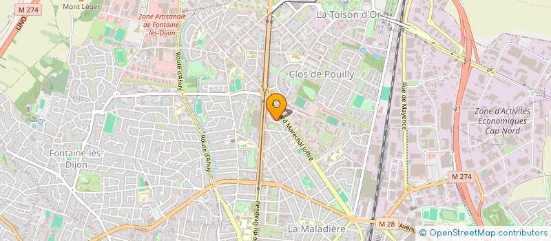 localisation de l'entreprise 851 038 125   AUXONNE