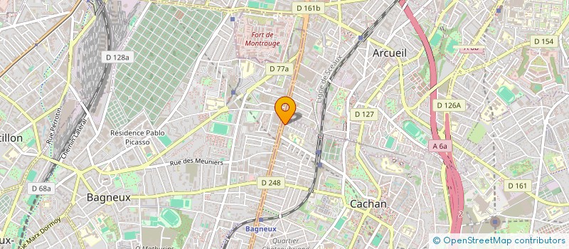 localisation de l'entreprise 851 043 067   CACHAN