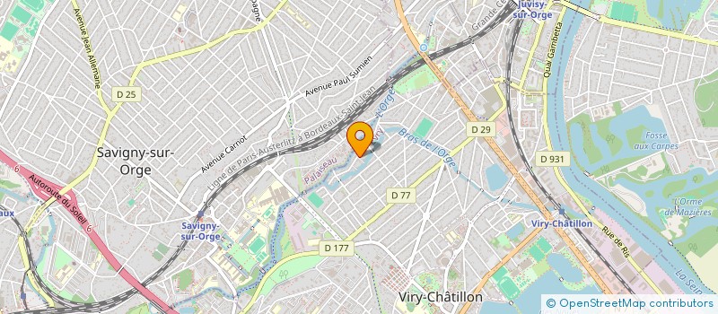 localisation de l'entreprise 851 050 187 à VIRY-CHATILLON