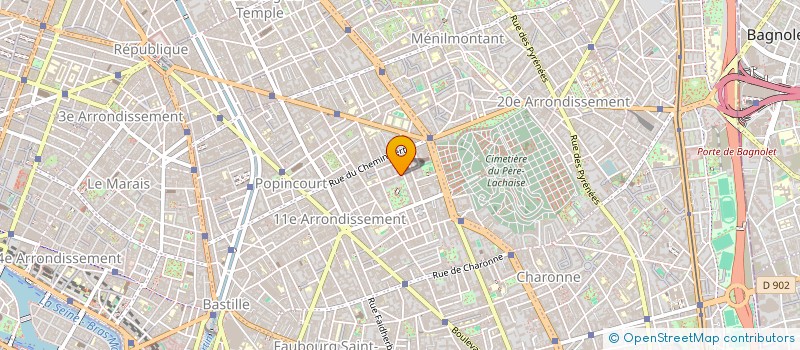 localisation de l'entreprise 851 086 934   PARIS