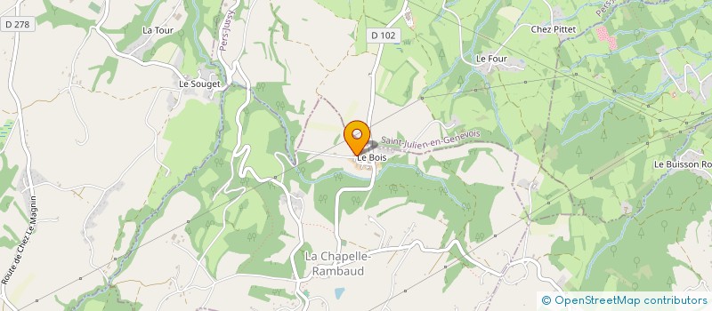 localisation de l'entreprise 851 122 960   LA CHAPELLE-RAMBAUD
