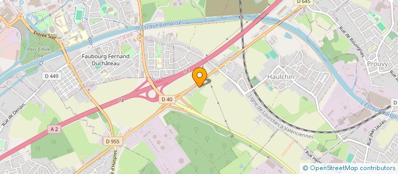 localisation de l'entreprise 851 159 459   HAULCHIN