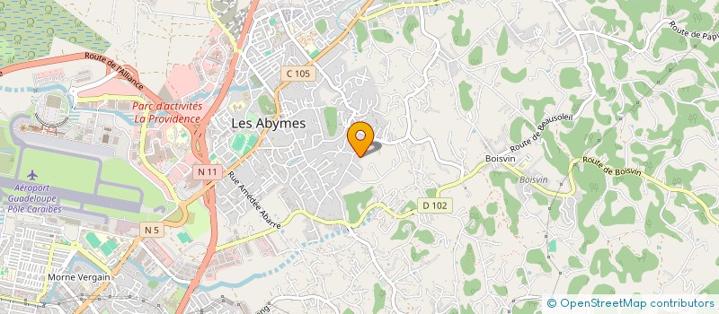 localisation de l'entreprise 851 162 727   LES ABYMES