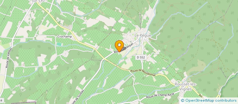 localisation de l'entreprise 851 166 371  à VALREAS