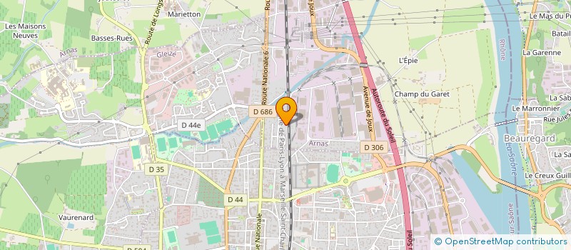 localisation de l'entreprise 851 167 171   VILLEFRANCHE-SUR-SAONE